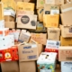 cardboard box lot